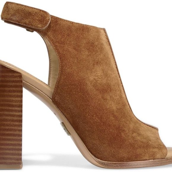 Michael Kors Collection Suede Block Heels NWT - Picture 3 of 6